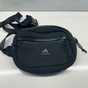 Adidas Charcoal and Light Gray Pouch